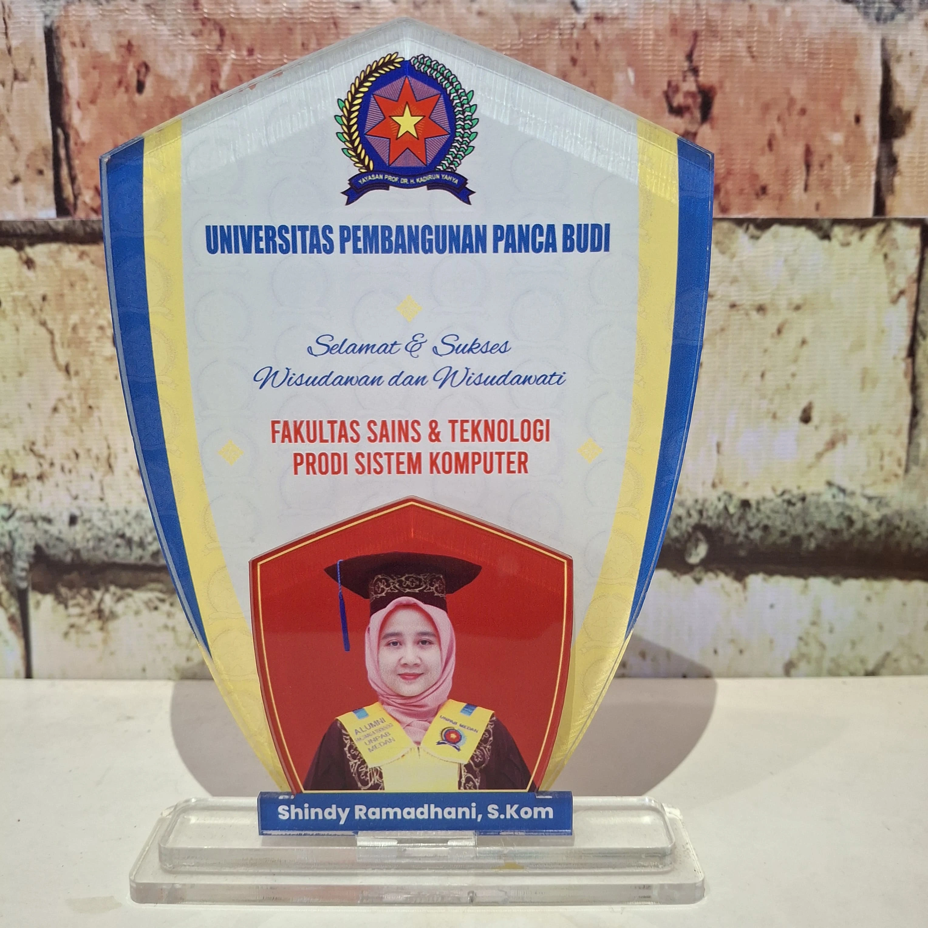 Plaque/Plakat Graduates Of UNPAB